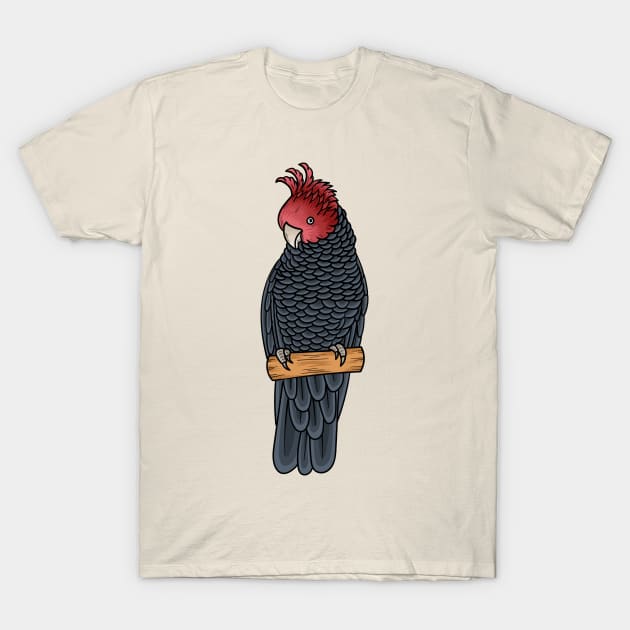 Gang gang cockatoo bird cartoon illustration T-Shirt by Cartoons of fun